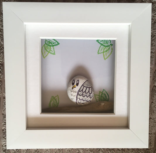 Owl Pebble Picture