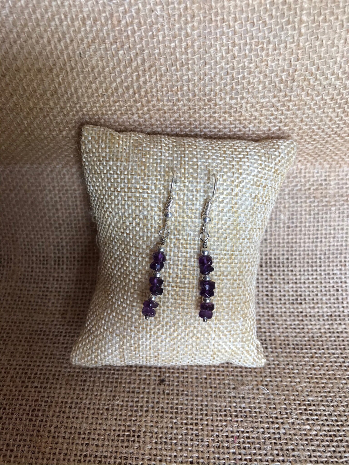 Handmade Amethyst Earrings