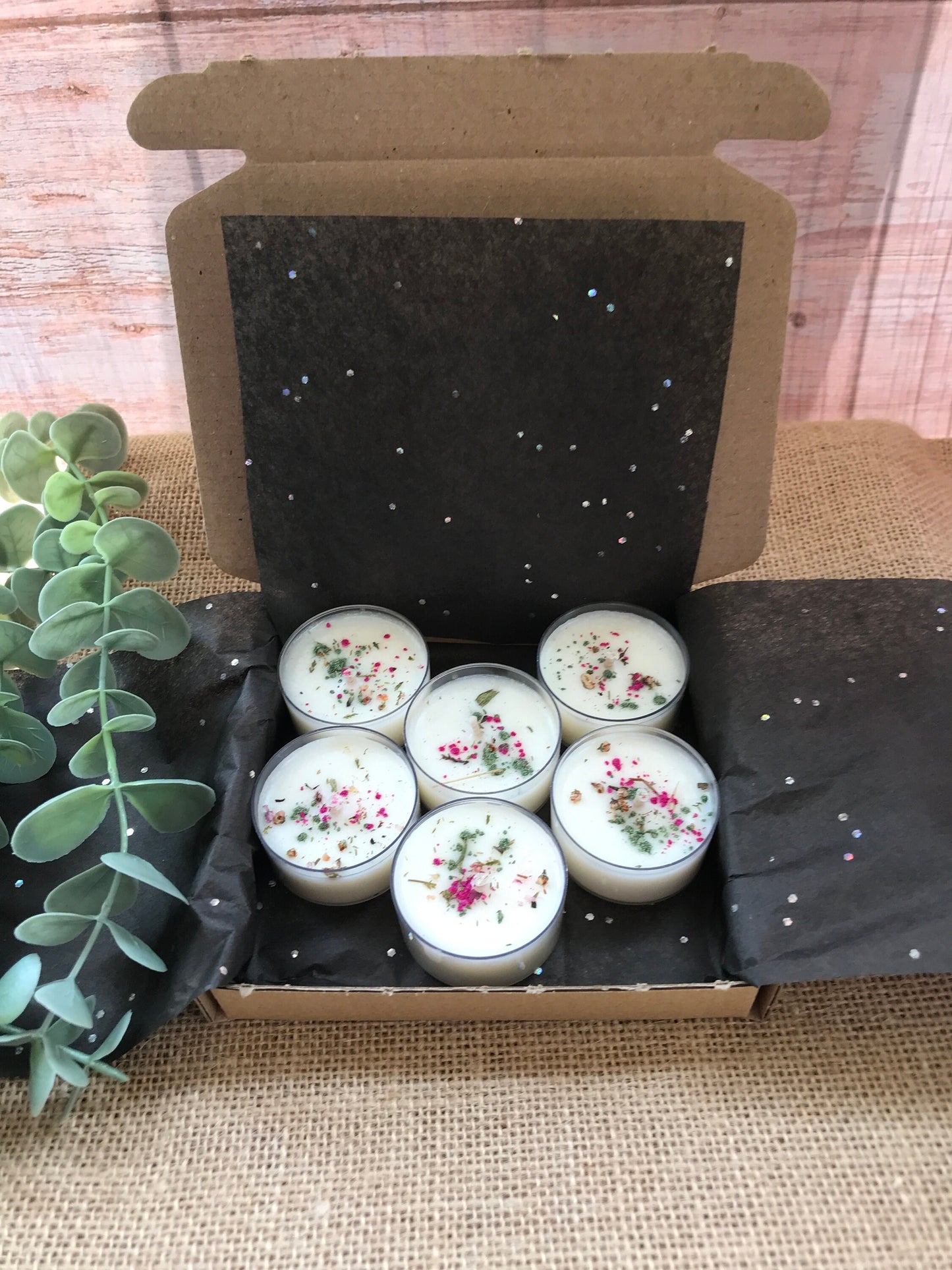 Pretty Handmade Soy Wax Tea Lights